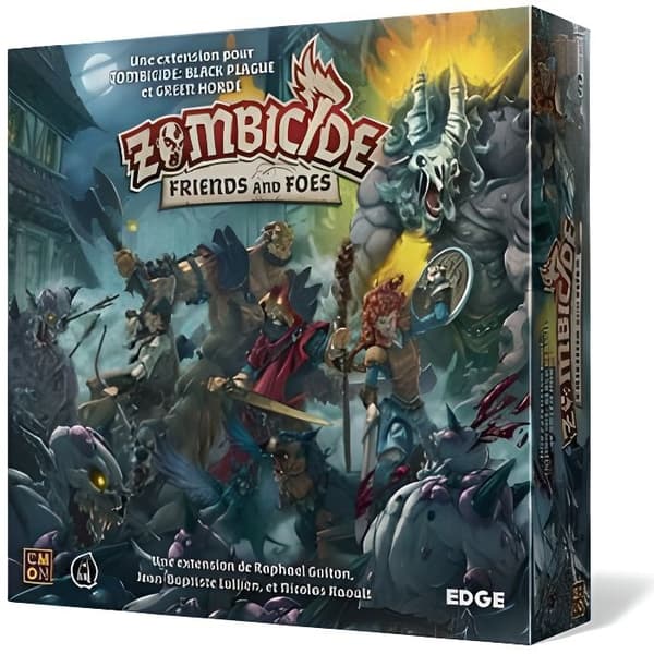 Specialistspel - Zombicide Black Plague - Vänner och fiender - Brädspel - AC-DÉCO - 10 år och uppåt