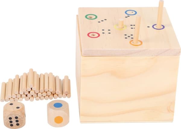 Brädspel - Legler - "Ess"-tärningar - Trä - För 2 spelare eller fler - Från 3 år
