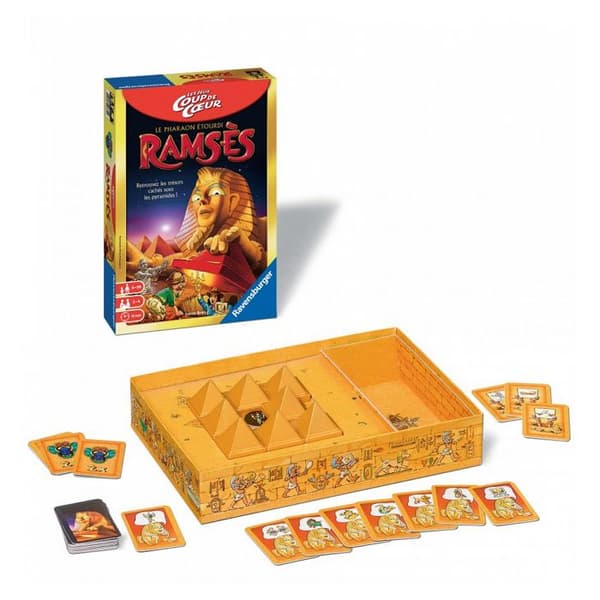 Brädspel - RAVENSBURGER - Ramses, den omtumlade farao - Äventyr och memorering - Barn 6 år och uppåt