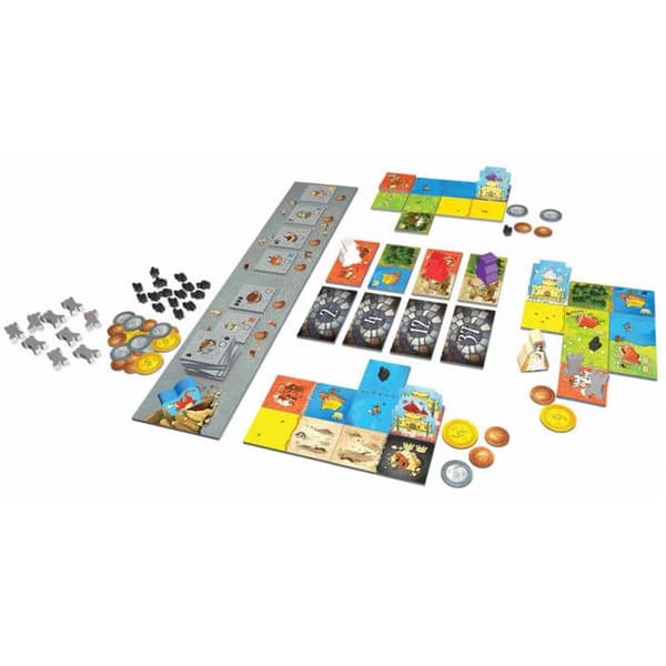 Brädspel - Blå Orange - Queendomino - Barn - Reflektion och strategispel - Gul - Flerfärgad