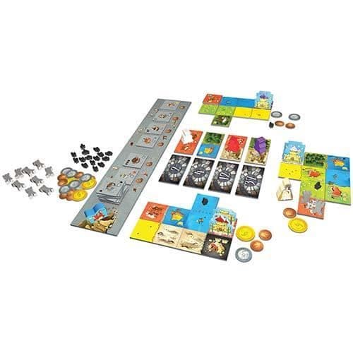 Brädspel - Blå Orange - Queendomino - Barn - Reflektion och strategispel - Gul - Flerfärgad