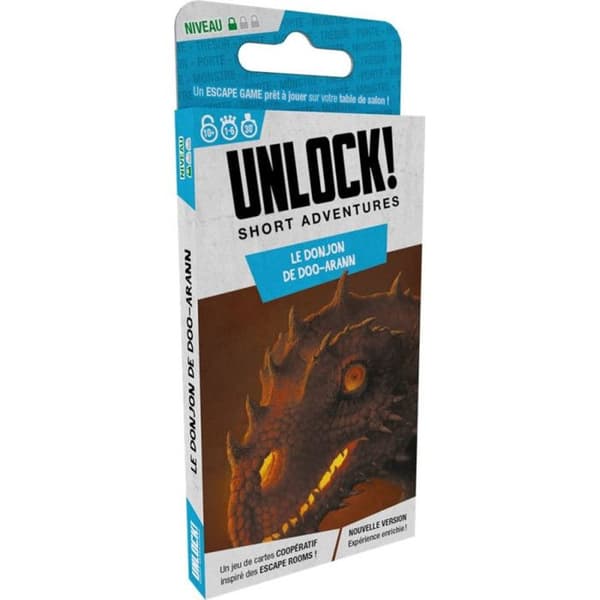 Lås upp Short Adventures partyspel The Dungeon of Doo Arann - ASMODEE - Flerfärgad - 10 år och uppåt - Blandat