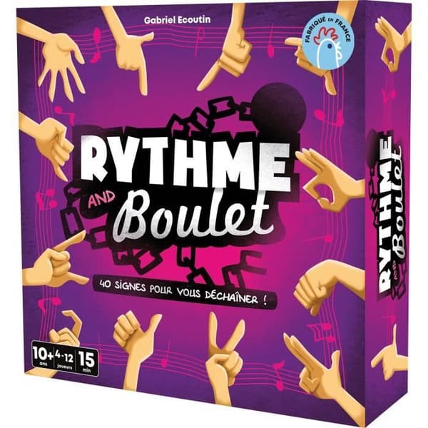 Rythme and Boulet - Asmodee - Känslan för rytm, observation och list kommer att vara dina tillgångar - Från 8 år gammal