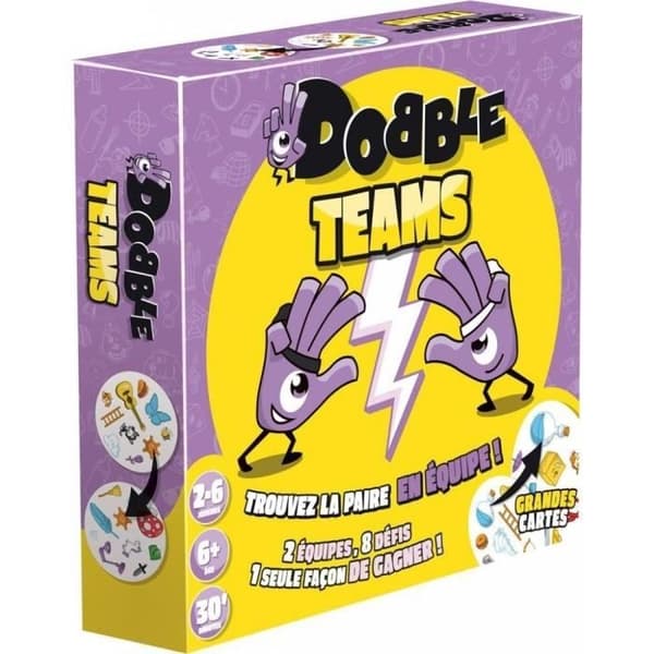 Zygomatic - Dobble Teams: Spela som ett lag - Brädspel - Från 6 år - 2 till 8 spelare - 15 minuter