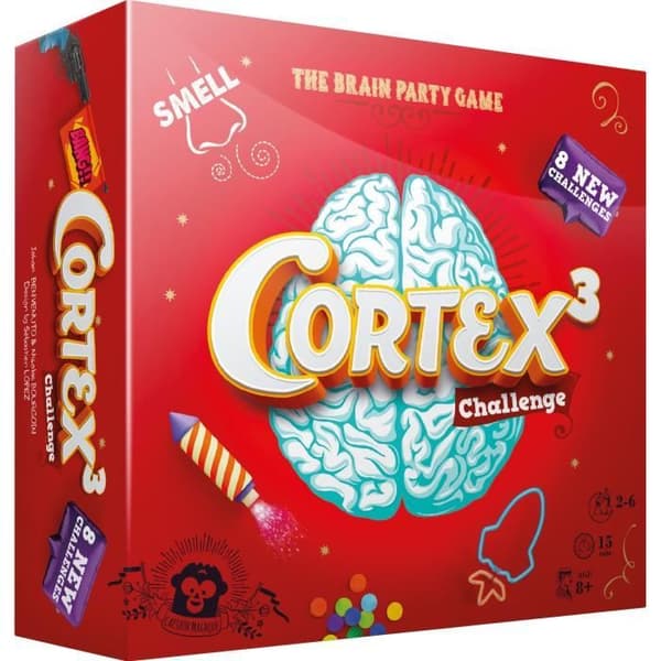 Brädspel - Asmodee- 3 Challenge-flerspråkiga Corch03ml Party Game