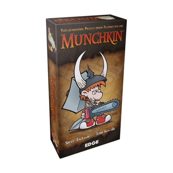 Munchkin brädspel - ASMODEE - Munchkin 2 ed NA - Från 10 år - 3 till 6 spelare - 60 till 90 min