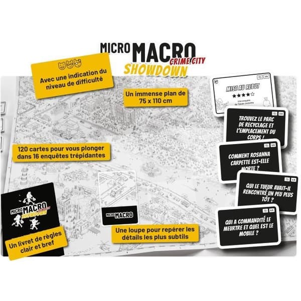 Micro Macro Crime City 4 - Showdown - Brädspel - BLACKROCK