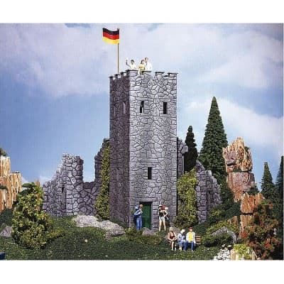 Modelltillverkning - FALLER - Slottsruin - Utsiktstorn - Nybörjare