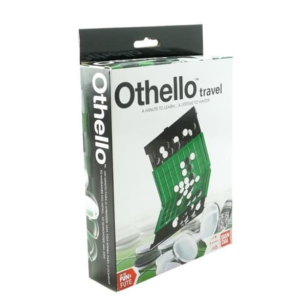 Bandai - Othello travel edition - brädspel - strategi- och reflektionsspel - 2 spelare - 15/20min - från 7 år