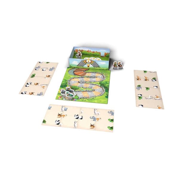Zoo Run Iello brädspel - GENERISK - KVM SWITCH - För vuxna - Från 4 år - Flerfärgad
