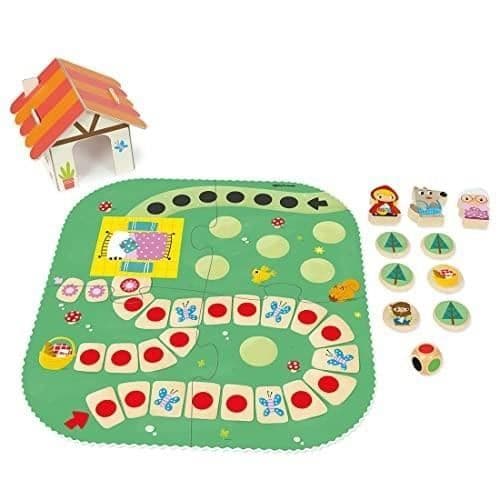 Disset Goula Rödluvan Brädspel för 2-åringar