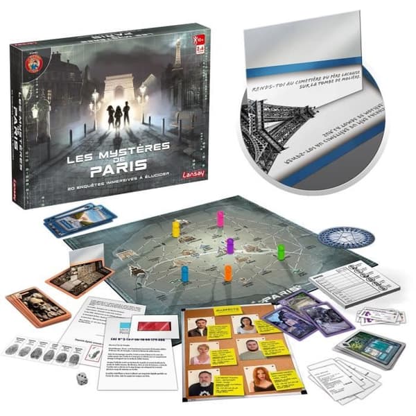 Brädspel - LANSAY - 75145 - Les Mystères De Paris 10+