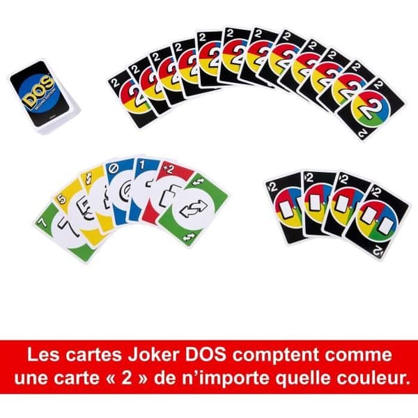 Mattel Games - DOS-Second Edition - Kortspel