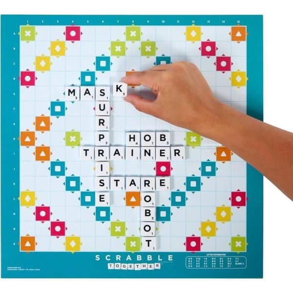 Mattel Games - Scrabble® - Klassiskt familjebrädspel med 2 spellägen HWD44