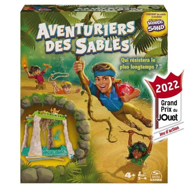 Spin Master - Adventurers of the Sands - Brädspel - 2 till 4 spelare - Från 4 år