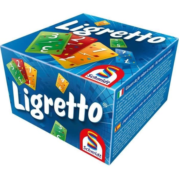 Ligretto, blå - Brädspel - SCHMIDT SPIELE - Bli snabbt av med dina kort i denna blå version av Ligretto!