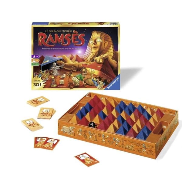 Ramsès - Ravensburger - Brädspelsfamilj - Minnesspel - Från 7 år