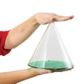 Miniatyrbild 2 av 4: Pedagogisk leksak - LÄRRESURSER - Jätte geometriska former - Transparent - Grön - Blandat