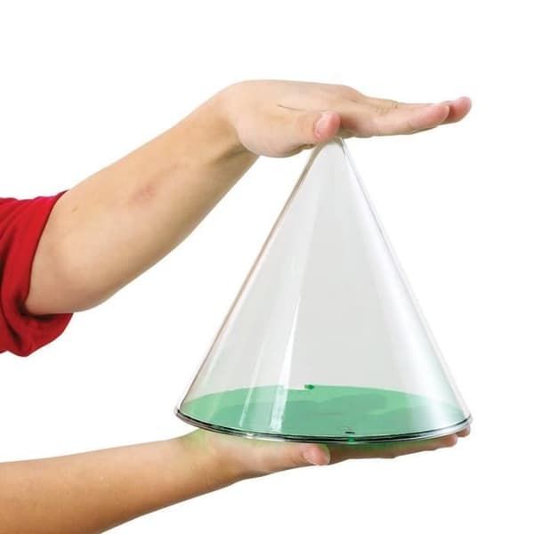 Pedagogisk leksak - LÄRRESURSER - Jätte geometriska former - Transparent - Grön - Blandat