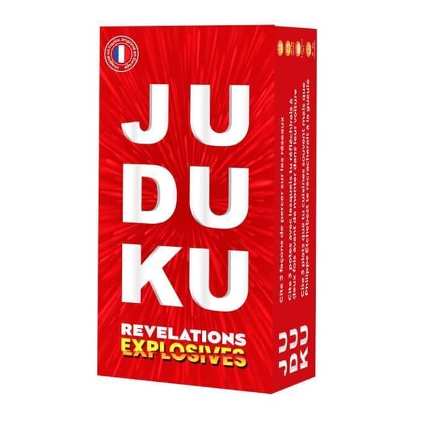 Brädspel JUDUKU - Nytt - Explosiva avslöjanden - Rolig och originell gåva - Brädspelet för vuxna - Bluff, Atmosfär