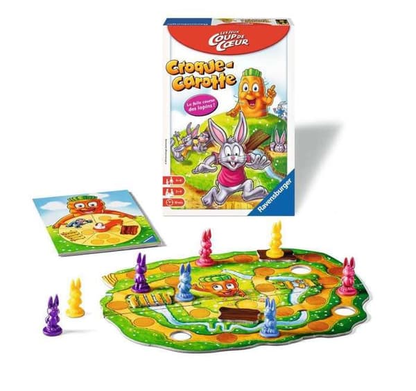Croque Carotte äventyrsspel för barn - Ravensburger - Reseformat - Från 4 år