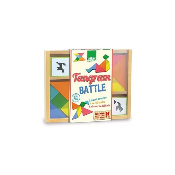 Brädspel - VILAC - Tangram Battle - Utvecklar kreativitet och logik
