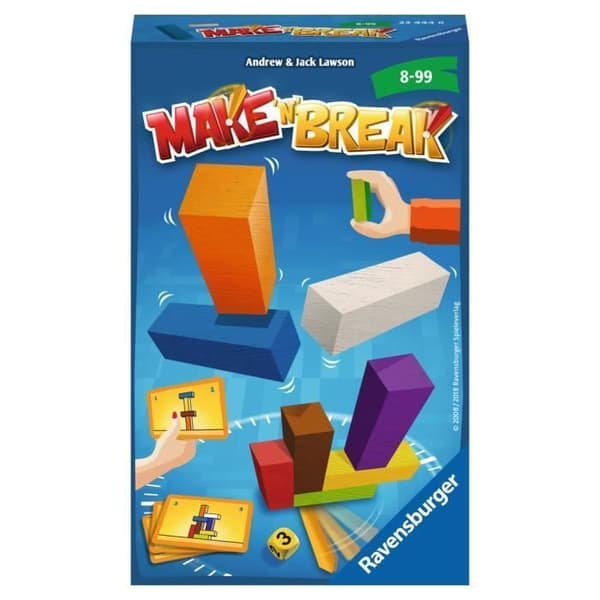 Ravensburger Make 'n' Break, finmotorik, barn och vuxna, 8 min, 99 min, 120 mm, 180 mm
