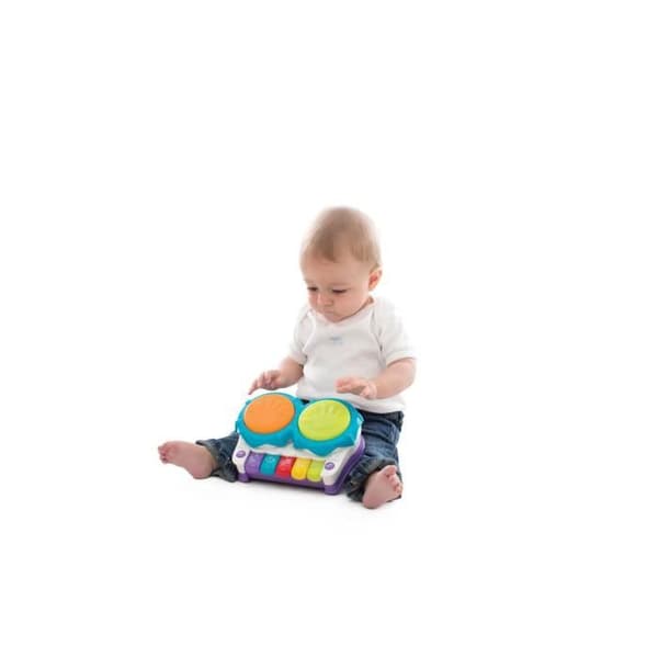 Tam-tam piano för bebisar - PLAYGRO - 5 melodier - djurljud - rytmiska ljus
