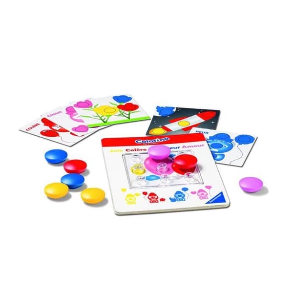 Colorino Emotions - Pedagogiskt spel - Lära sig färger - Kreativa aktiviteter för barn - Ravensburger - Från 2 år