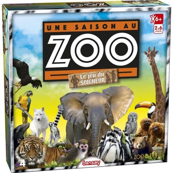 LANSAY - A SEASON AT THE ZOO® - The Game of the Healer - Brädspel - 2 till 6 spelare - Från 6 år