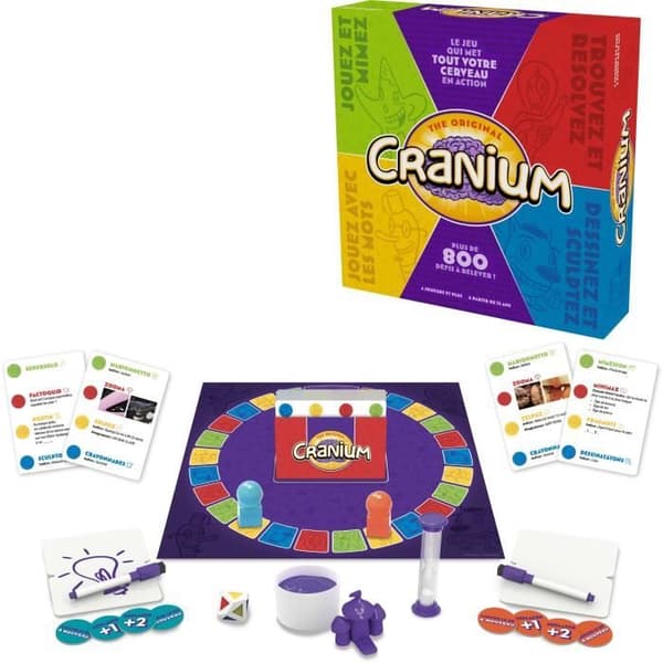 Brädspel - GOLIATH - Cranium - Rita, mima, nynna, skulptur och pussel från 12 år