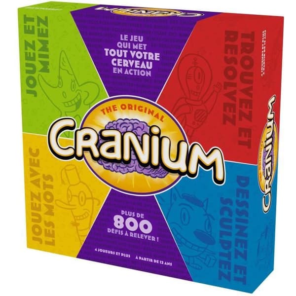 Brädspel - GOLIATH - Cranium - Rita, mima, nynna, skulptur och pussel från 12 år
