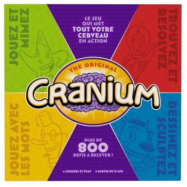 Brädspel - GOLIATH - Cranium - Rita, mima, nynna, skulptur och pussel från 12 år