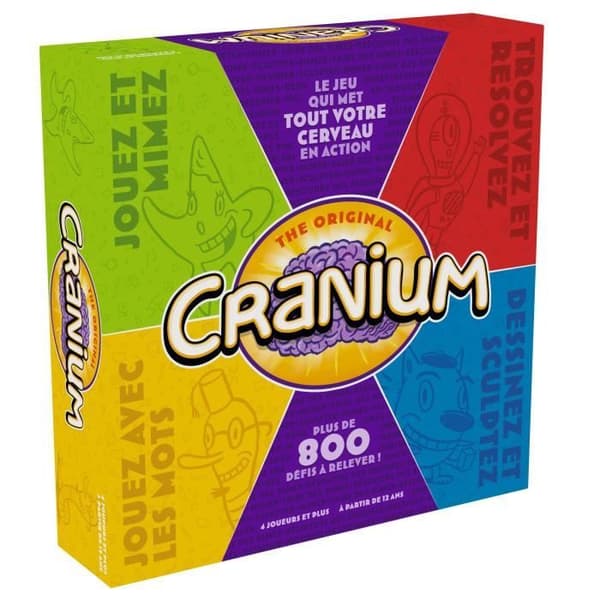 Brädspel - GOLIATH - Cranium - Rita, mima, nynna, skulptur och pussel från 12 år