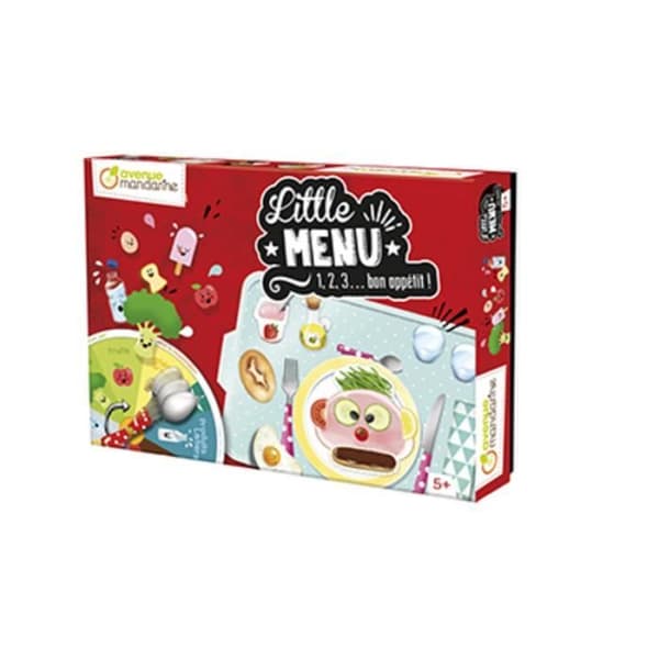 Barns brädspel - Liten meny - Lärande brädspel - 5 år och + 28 cm