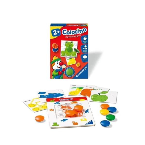 Colorino Little imagery - Pedagogiskt spel - Lära sig om färger - Barns kreativa aktiviteter - Ravensburger - Från 2 år