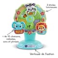 Miniatyrbild 4 av 6: VTECH BABY - The Big Wheel of Baby Loulous - Musikhjul med anti-fall sugkopp - Grön/Flerfärgad