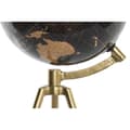 Miniatyrbild 3 av 3: Glob DKD Home Decor Svart Gyllene Metall 20 x 20 x 47 cm