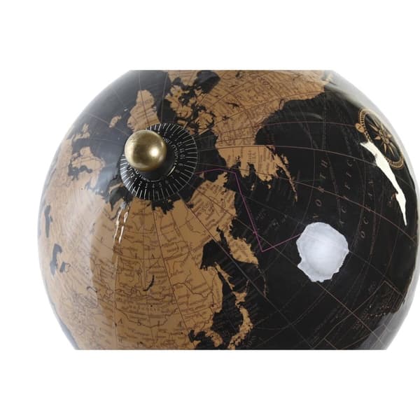 Glob DKD Home Decor Svart Gyllene Metall 20 x 20 x 47 cm