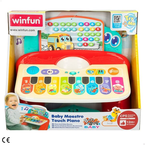 Interaktivt piano för bebisar Winfun 27 x 16 x 18 cm (2 antal)