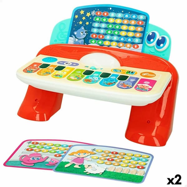 Interaktivt piano för bebisar Winfun 27 x 16 x 18 cm (2 antal)