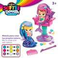 Miniatyrbild 6 av 7: Modellera Spel Cra-Z-Art Softee Dough Hår sirenas (4 antal)