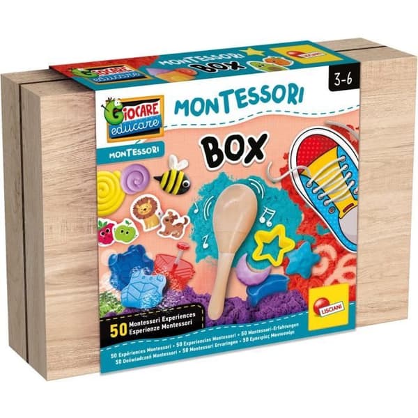 Utbildningslaboratorium - LISCIANI - Montessori - 50 experiment - Komplett utrustning - Roliga och lärorika aktiviteter