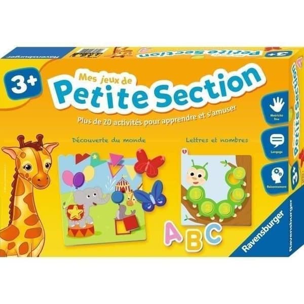 Komplett pedagogisk boxset - Mina små sektionsspel - Ravensburger - 20 aktiviteter - Från 3 år