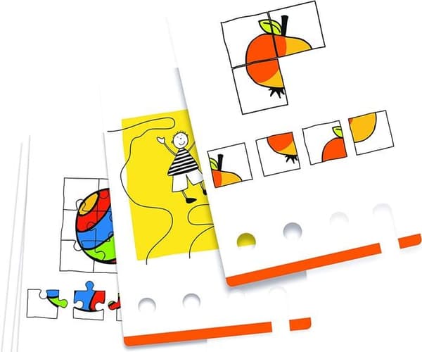 HABA - LogiCASE Starter Set 4+ - Pusselspel för logiskt tänkande och koncentration - 77 pussel per kit - Barn 4+