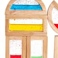 Miniatyrbild 2 av 4: Sensoriska block - Guidecraft - Regnbågsblock - 8 delar - Färgat vatten - Glitter
