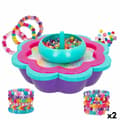 Pikkukuva 1 / 2: Rannekeaskartelusetti Cra-Z-Art Shimmer 'n' Sparkle Muovinen 22,5 x 6,5 x 22,5 cm 2-in-1 (2 osaa)