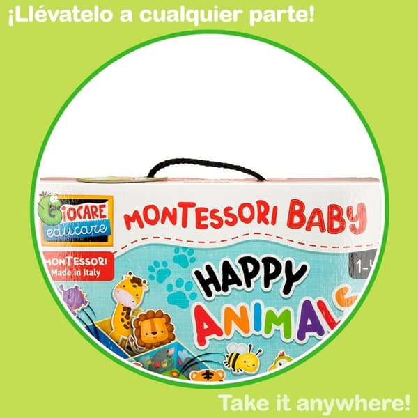 Opettavainen peli Lisciani 26 x 6 x 26 cm eläimet Montessori-menetelmä 67 Kappaletta 6 osaa