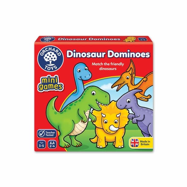 Opettavainen peli Orchard Dinosaur Dominoes (FR)