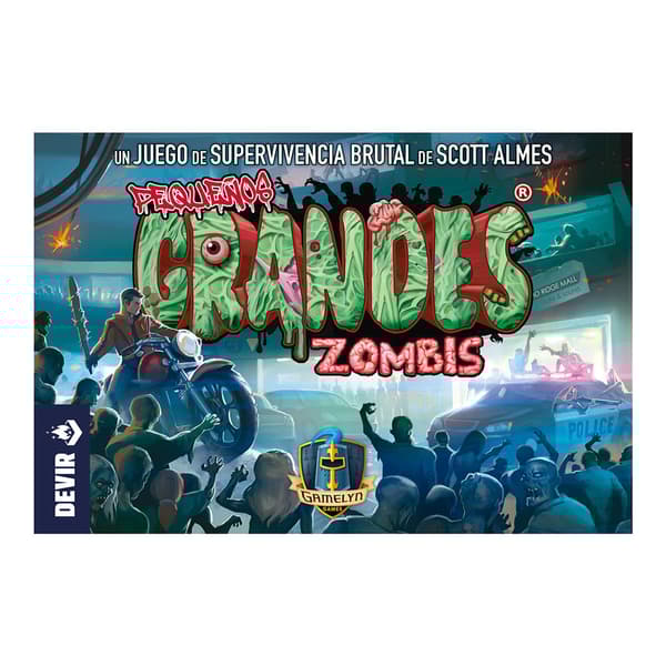 Devir Little Big Zombies Board Game Flerfarvet